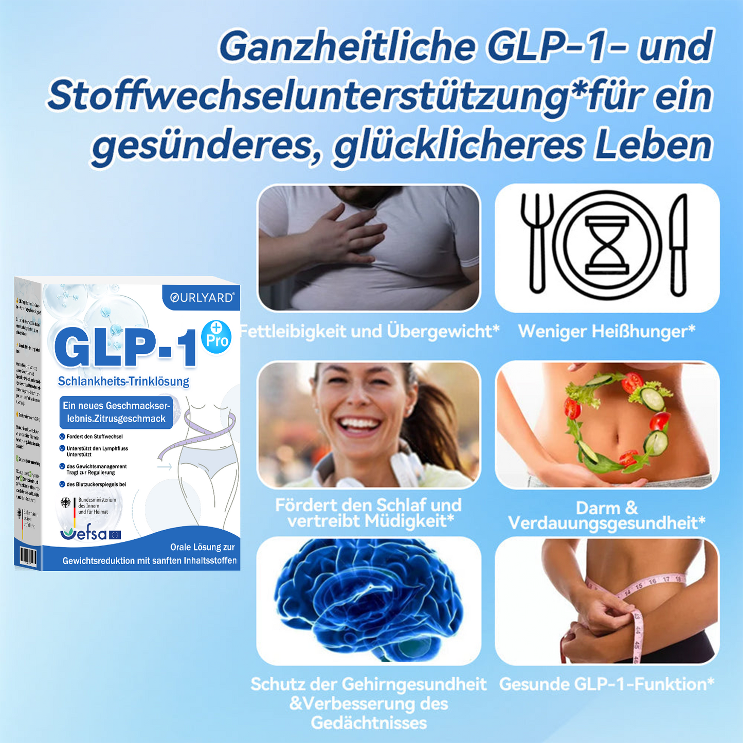 🍎Ourlyard® GLP-1 Pro Schlankheits-Trinklösung 7 Tage sichtbare Wirkung, keine Nebenwirkungen, geeignet für alle Altersgruppen 🌺🌺