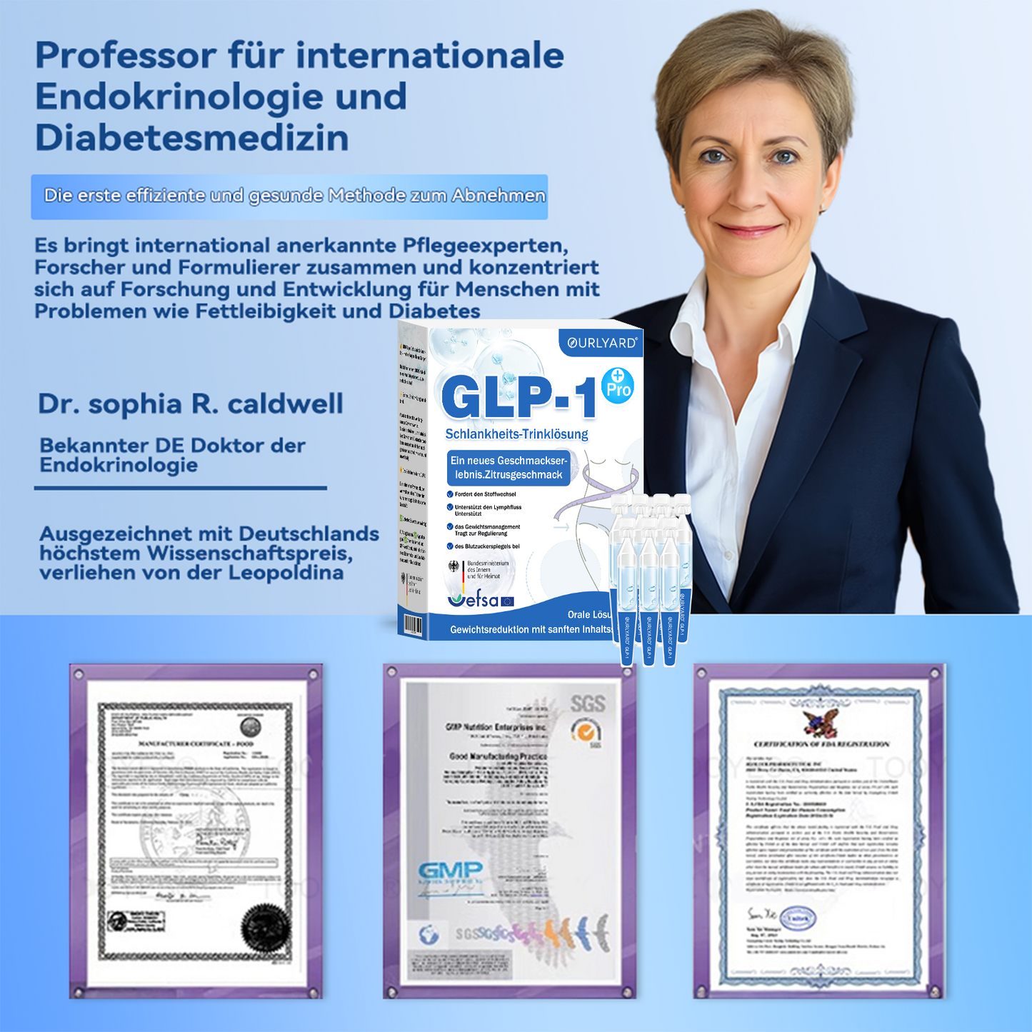 🍎Ourlyard® GLP-1 Pro Schlankheits-Trinklösung 7 Tage sichtbare Wirkung, keine Nebenwirkungen, geeignet für alle Altersgruppen 🌺🌺