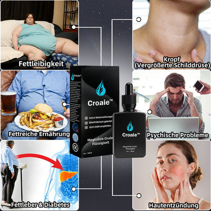🍎Croaie™ 𝐌𝐞𝐠𝐥𝐮𝐭𝐢𝐝𝐞 𝐎𝐫𝐚𝐥𝐞 𝐅𝐥ü𝐬𝐬𝐢𝐠𝐤𝐞𝐢𝐭 (Fettverbrennungsprodukt in Lebensmittelqualität, entwickelt von der Medizinischen Fakultät der Universität Heidelberg, sehr empfohlen von der DGM)