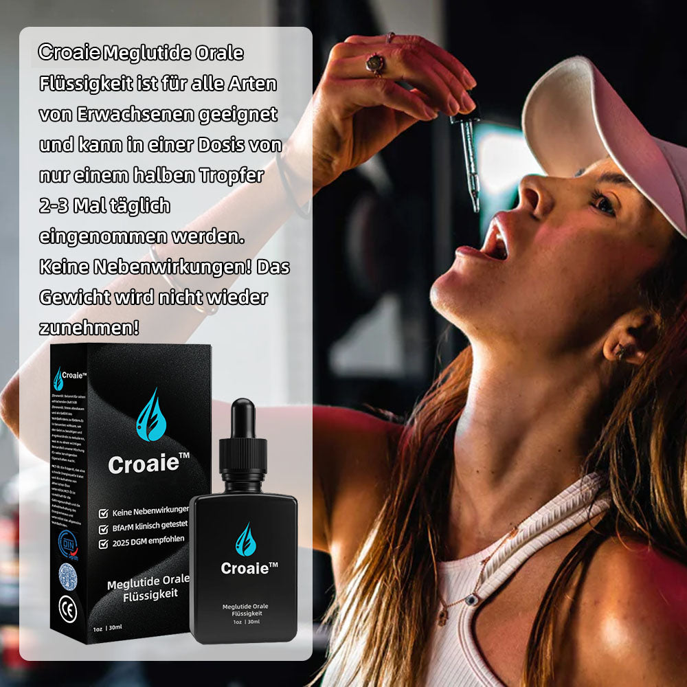 🍎Croaie™ 𝐌𝐞𝐠𝐥𝐮𝐭𝐢𝐝𝐞 𝐎𝐫𝐚𝐥𝐞 𝐅𝐥ü𝐬𝐬𝐢𝐠𝐤𝐞𝐢𝐭 (Fettverbrennungsprodukt in Lebensmittelqualität, entwickelt von der Medizinischen Fakultät der Universität Heidelberg, sehr empfohlen von der DGM)